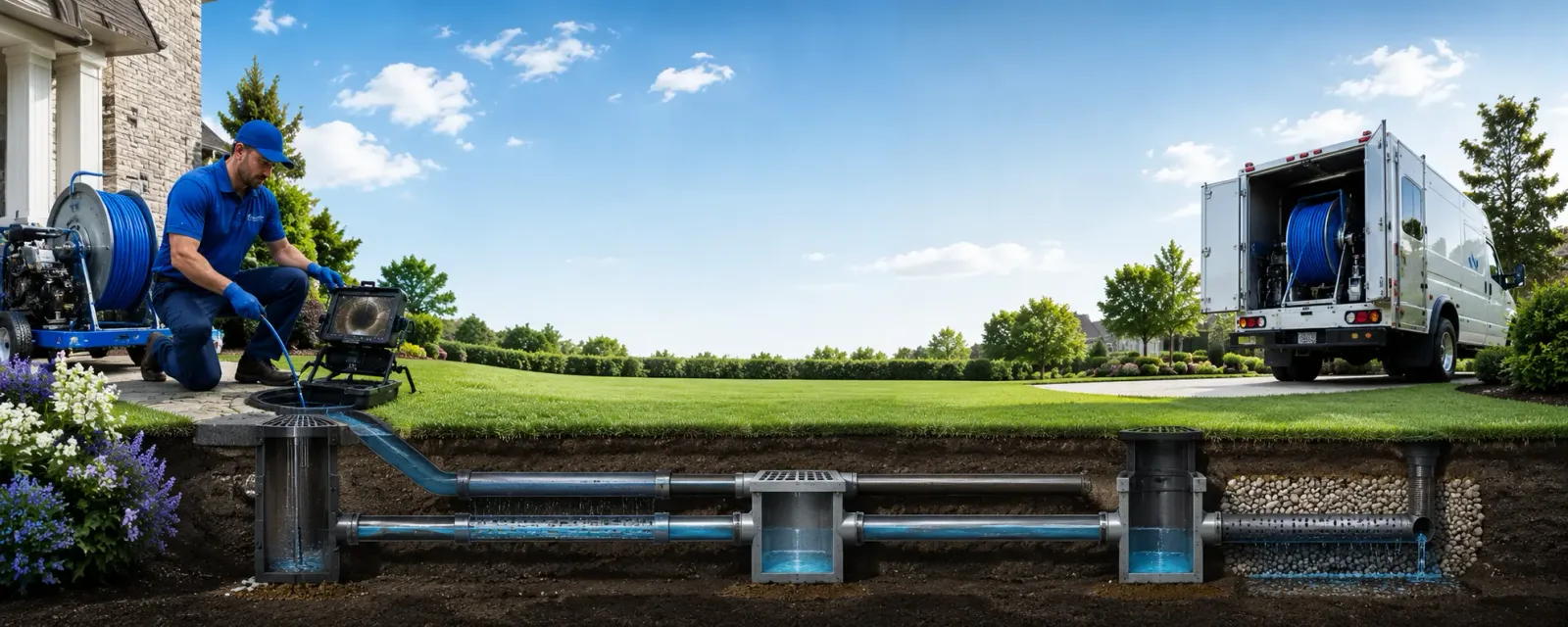 Outdoor drain cleaning information for Mcclellan, CA
